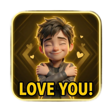 A Love You vibe card