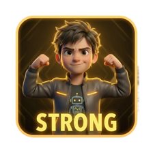 A Strong vibe card